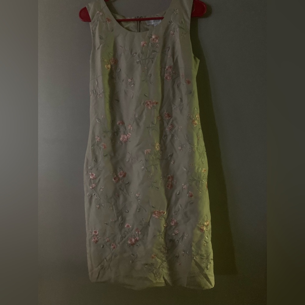 Casual Corner Midi Dress Sleeveless